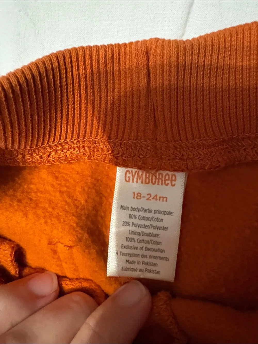 Gymboree fox sweatpants